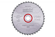 Пильный диск Metabo Precision cut HW/CT 254х2.4/1.6x30, Z40 WZ 20° 628059000