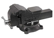 Тиски слесарные YATO YT-6502 вращающиеся с наковальней 125 мм 10 кг