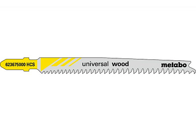 Лобзиковое полотно Metabo Universal Wood T 234 X, 25 шт 623617000 Фото 1