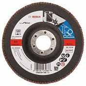 Лепестковый шлифовальный круг прямой Bosch Best for Metal K 120, 125 мм