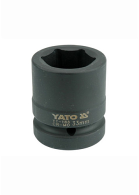 Головка торцевая ударная шестигранная YATO YT-1188 1" М33 x 61 мм Фото 1