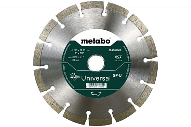 Алмазний універсальний диск Metabo SP Universal 180x2.2x22.23 мм 624309000 Фото 1