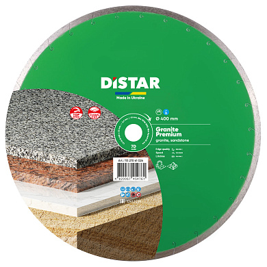 Диск алмазний Distar Granite Premium 1A1R 400 x 2,4 x 10 x 32 Фото 1