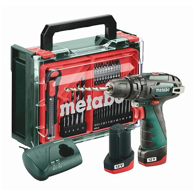 Аккумуляторный ударный шуруповерт Metabo PowerMaxx SB Mobile Workshop, 600385710 Фото 1