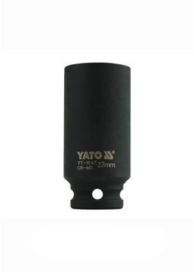 Головка торцева ударна шестигранна YATO YT-1047 1/2" М27 x 78 мм Фото 1