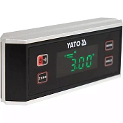 Электронный уровень с дисплеем YATO YT-30395 l= 150 мм. с магнитом, питание от 2х 1,5 В батарейки ААА