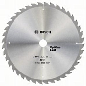 Диск пильный Bosch Optiline Wood ECO 305х30, Z40