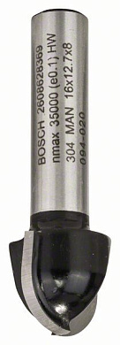 Галтельна фреза Bosch Standard for Wood 8x16x45 мм Фото 1