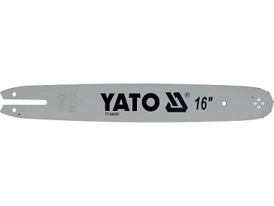 Шина направляющая цепной пилы YATO YT-849301 L= 16"/ 40 см (55 звеньев) для цепей YT-849529 Фото 1