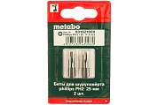 Біта Metabo Torsion PH 2 x 25 мм, 2 шт 631521000