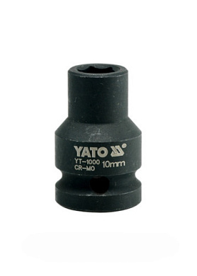Головка торцевая ударная шестигранная YATO YT-1000 1/2" М10 x 39 мм Фото 1