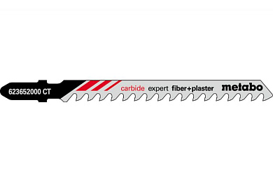 Лобзиковое полотно Metabo Carbide Expert Fiber and Plaster T 141 HM 623652000 Фото 1