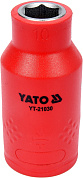 Головка торцевая шестигранная диэлектрическая YATO YT-21030 1/2" М10 x 55/38 мм VDE до 1000 В