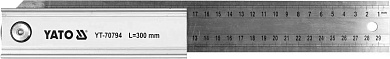 Угольник регулируемый 90°-45°-135° YATO YT-70794 300 мм со стопкой 160 мм Фото 1