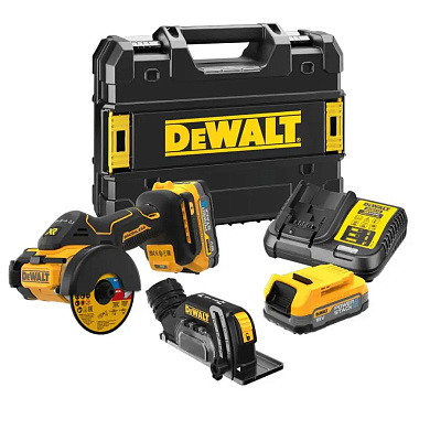 Пилка дисковая универсальная аккумуляторная бесщеточная DeWALT DCS438E2T Фото 1