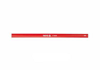Олівець столярний YATO YT-6926 L= 245 мм х 12 мм. червоний 144 шт. Фото 1