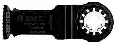 Погружное пильное полотно по дереву и металлу Bosch Starlock BIM AIZ 32 APB Wood and Metal, 5 шт Фото 1