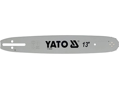 Шина направляющая цепной пилы YATO YT-84929 L= 13"/ 33 см (56 звеньев) для цепей YT-84940 Фото 1