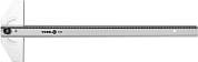 Кутник установний алюмінієвий VOREL 18356 l= 600 мм, 2 сторони 0-90°, з метричною шкалою
