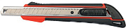 Нож YATO YT-7506 с выдвижным лезвием с отломными сегментами: M=9 мм, SK2 ABS/TPR, фиксатор