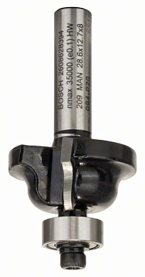 Профільна фреза B із шарикопідшипником Bosch Standard for Wood 8x28,6x54 мм Фото 1