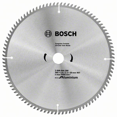 Диск пильный Bosch Eco for Aluminium 305х30, Z96 Фото 1