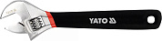 Ключ розвідний Yato 200 мм гумова рукоятка (YT-21651)