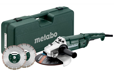 Болгарка Metabo WE 2200-230 Set, 691081000 Фото 1