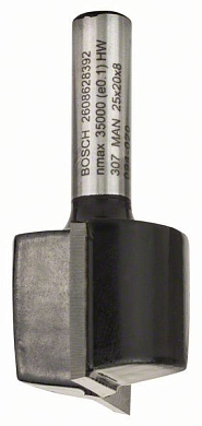 Пазова фреза Bosch Standard for Wood 8x25x51 мм Фото 1
