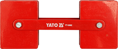 Струбцина магнітна для зварювання YATO YT-0862 85x65x22 мм 2 x 22.5 кг Фото 1