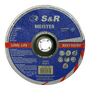 Круг зачистной по металлу S&R Meister A 24 R BF 230x6,0x22,2 (131060230)