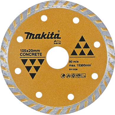 Алмазний диск Makita A - 84193, 105 мм, суцільний Фото 1