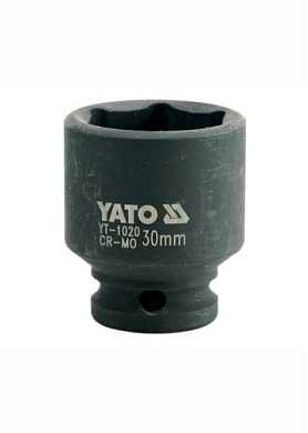 Головка торцевая ударная шестигранная YATO YT-1020 1/2" М30 x 48 мм Фото 1
