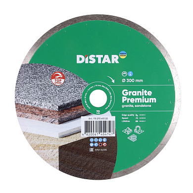 Диск алмазний Distar Granite Premium 300 x 2,4 x 10 x 32 Фото 1