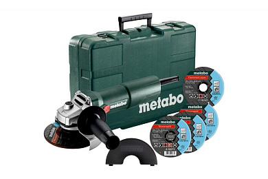 Болгарка Metabo W 750-125 Set Metal, 603605680 Фото 1