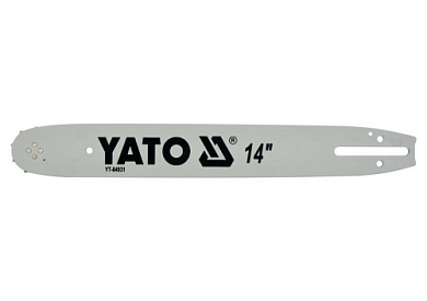 Шина направляющая цепной пилы YATO YT-84931 L= 14"/ 36 см (52 звеньев) для цепей YT-84951, YT-84960 Фото 1