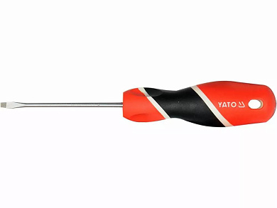 Викрутка Yato плоска шліц SL3x75 мм (YT-25901) Фото 1
