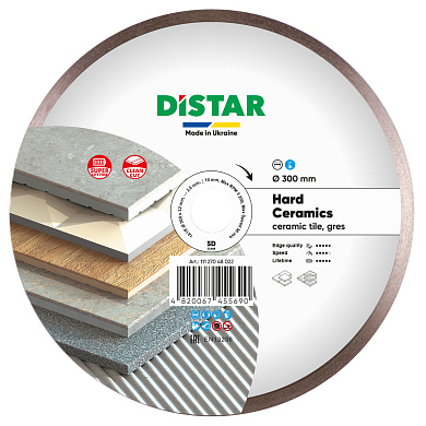 Диск алмазний Distar Hard Ceramics 300 x 2/1,6 x 10 x 32 Фото 1