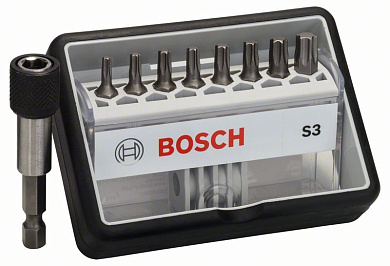 Набор бит Bosch Robust Line Extra-Hart Torx x 25 мм, 9 шт Фото 1