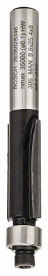 Кромочная фреза с шарикоподшипником Bosch Standard for Wood 8x9,5x68 мм Фото 1