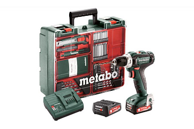 Аккумуляторный шуруповерт Metabo PowerMaxx BS 12 Set, 601036870 Фото 1