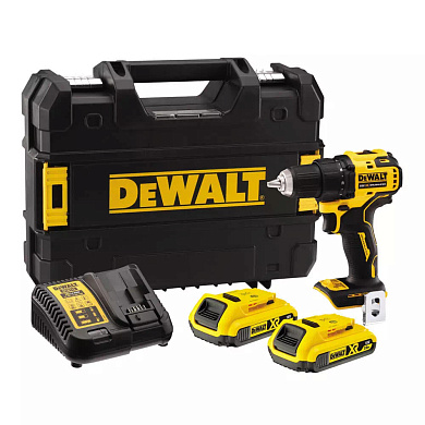 Дриль-шурупокрут акумуляторний безщітковий DeWALT DCD708D2T Фото 1