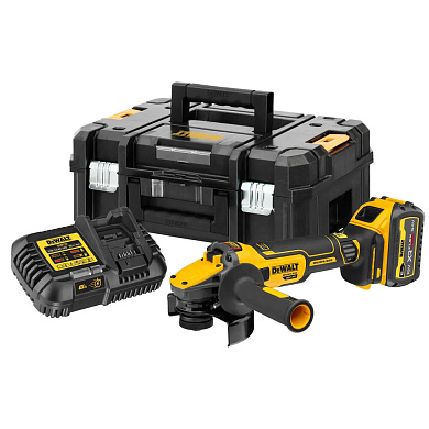 Шлифмашина угловая - болгарка бесщеточная аккумуляторная DeWALT DCG409T1 Фото 1