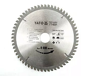 Диск пильный YATO по алюминию 200х30х3.0х2.2 мм, 60 зубцов (YT-6091)