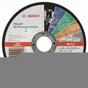 Отрезной круг Bosch Rapido Multi Construction (2608602384) 115 мм