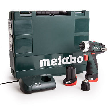 Акумуляторний шуруповерт Metabo PowerMaxx BS Basic (600080500) Фото 1