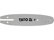 Шина направляющая цепной пилы YATO YT-84921 L= 8"/ 20 см (33 звена) для цепей YT-849479, пил: YT-82836, 82837
