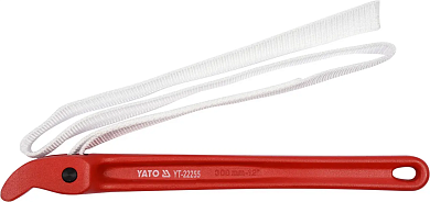 Ключ до труб Ø≤ 200 мм (8") ремінний YATO YT-22255 з нейлону, L = 300 мм Фото 1