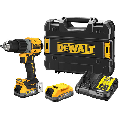 Дриль-шуруповерт акумуляторна безщіткова DeWALT DCD800E2T Фото 1