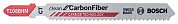 Пилочка для лобзика Bosch Clean for CarbonFiber T 108 BHM, 3 шт